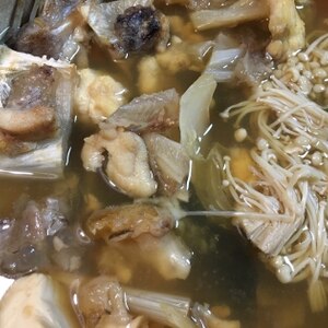 怠慢、あんこう麺つゆ味噌鍋